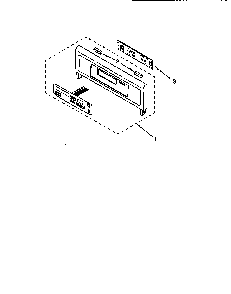 Control Panel Diagram and Parts List for GDB277PDB1  Whirlpool Wall Oven