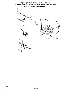 Power Lock Diagram and Parts List for 2364*1A  Roper Range