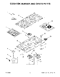 Part Location Diagram of W11466943 Whirlpool Quick Start Guide