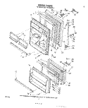 Part Location Diagram of 848338 Whirlpool SHIM, HANDLE, REPAIR
