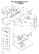 SECTION Diagram and Parts List for LEQ7000KQ1  Whirlpool Dryer