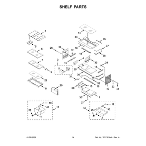 Part Location Diagram of W11762826 Whirlpool CONTAINER