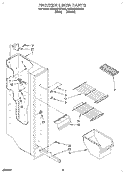 FREEZER LINER Diagram and Parts List for 4ED20ZKXDN00  Whirlpool Refrigerator
