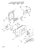 DISPENSER FRONT Diagram and Parts List for KSSS42QJT00  KitchenAid Refrigerator