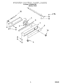 FREEZER CONTROL PANEL Diagram and Parts List for KSSS48MHX00  KitchenAid Refrigerator
