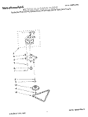 MOTOR AND DRIVE, LITERATURE Diagram and Parts List for KUCC151EBT0  KitchenAid Trash Compactor