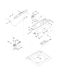 Part Location Diagram of W11199207 Whirlpool Wire Harness