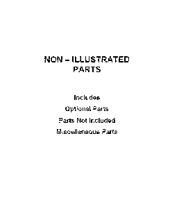 Optional parts Diagram and Parts List for WFC150M0JS0  Whirlpool Range
