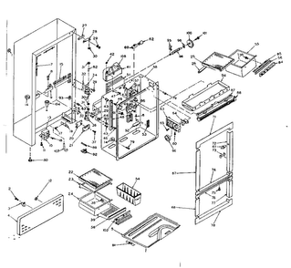 Part Location Diagram of 518729 Maytag Refrigerator shelf