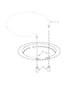 Heater Parts Diagram and Parts List for KDFE304DSS0  KitchenAid Dishwasher