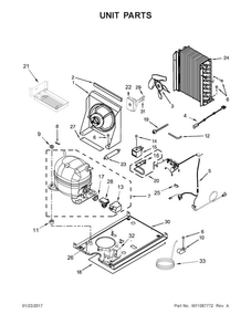 Part Location Diagram of W10615506 Whirlpool PAN-WATER