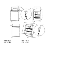 Assembly Instruction Diagram and Parts List for 46197232  Kenmore Refrigerator