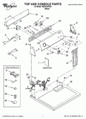 Part Location Diagram of W10167875 Whirlpool PANEL-CNTL