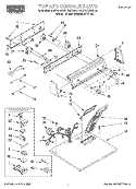 TOP AND CONSOLE, LIT/OPTIONAL Diagram and Parts List for RGS7648EQ0  Roper Dryer