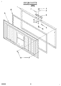 SECTION Diagram and Parts List for RH1500RDW00  Roper Freezer