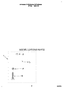 MISCELLANEOUS Diagram and Parts List for GLSR5233AW1  Whirlpool Washer