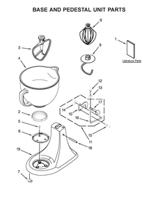 Part Location Diagram of W10608282 Whirlpool LEVER-LTCH