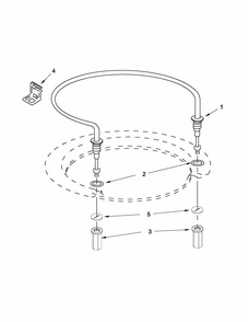 Heater Parts Diagram and Parts List for 66512093K210  Kenmore Dishwasher