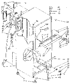 Cabinet Diagram and Parts List for ET18JKXSN09  Whirlpool Refrigerator