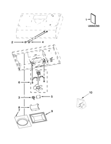 Hood Parts Diagram and Parts List for UXT2030ADB0  Whirlpool Range Hood