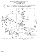 3402851 BURNER Diagram and Parts List for GGQ8858JQ1  Whirlpool Dryer