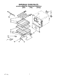 INTERNAL OVEN Diagram and Parts List for KEDS207YAL1  KitchenAid Range
