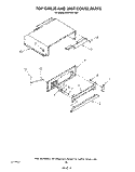 TOP GRILLE AND UNIT COVER Diagram and Parts List for KSRF42DTX01  KitchenAid Refrigerator