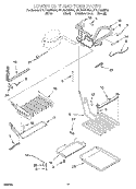 LOWER UNIT AND TUBE Diagram and Parts List for KBLP36MHS00  KitchenAid Refrigerator