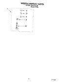 MISCELLANEOUS PARTS - OPTIONAL PARTS (NOT INCLUDED Diagram and Parts List for 7MLSC9545JQ5  Whirlpool Washer