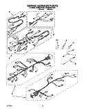 WIRING HARNESS Diagram and Parts List for KEMS306XBL2  KitchenAid Wall Oven