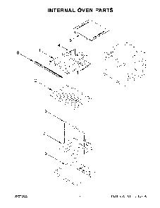 Internal Oven Parts Diagram and Parts List for KOST107ESS20  KitchenAid Wall Oven