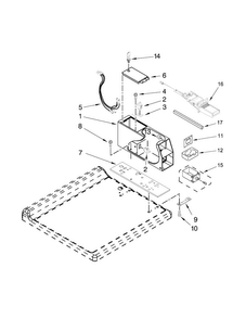 Part Location Diagram of W11312196 Whirlpool COIN CHUTE