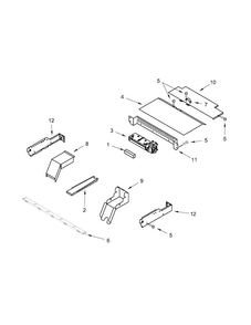 Top Venting Parts Diagram and Parts List for WOS51ES4ES00  Whirlpool Wall Oven