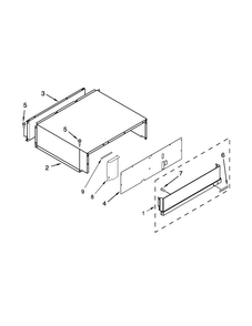Part Location Diagram of W11449308 Whirlpool GRILL-UPPR