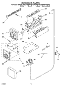 ICEMAKER PARTS, PARTS NOT ILLUSTRATED Diagram and Parts List for KSRS25ILBL03  KitchenAid Refrigerator