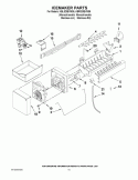 ICEMAKER PARTS Diagram and Parts List for KBRS20EVMS5  KitchenAid Refrigerator