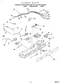 CONTROL Diagram and Parts List for KSRB27FGBL00  KitchenAid Refrigerator
