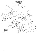 UNIT PARTS Diagram and Parts List for KUWO24RSBX00  KitchenAid Wine and Beverage Cooler