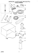 OPTIONAL Diagram and Parts List for 8CACM07DD0  Whirlpool Air Conditioner