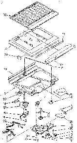 Compartment Separator Diagram and Parts List for ET18GKXSN10  Whirlpool Refrigerator