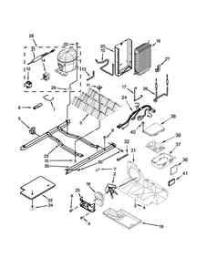 Unit Parts Diagram and Parts List for 5WRS25FDBF02  Whirlpool Refrigerator