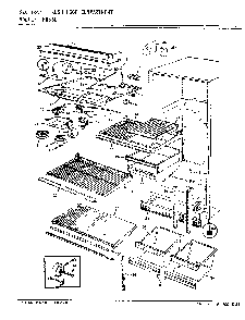 03 - Fresh Food Compartment Diagram and Parts List for NR530A  Whirlpool Refrigerator