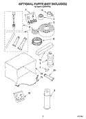 OPTIONAL Diagram and Parts List for ACM062XK5  Whirlpool Air Conditioner