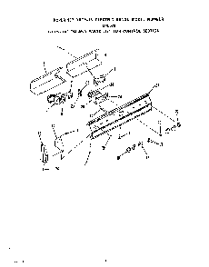 Control Diagram and Parts List for D7507*0  Roper Range