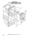 LINER Diagram and Parts List for RT18DKXWW02  Roper Refrigerator