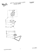 MOTOR AND DRIVE, LITERATURE Diagram and Parts List for TU800SPDB2  Whirlpool Trash Compactor