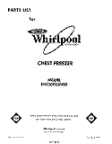 SECTION Diagram and Parts List for EH230FXSN00  Whirlpool Freezer