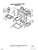 CAVITY AND STIRRER Diagram and Parts List for MHE10RW0  Roper Microwave