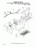 ICEMAKER PARTS Diagram and Parts List for GI5FSAXVA01  Whirlpool Refrigerator