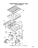 COMPARTMENT SEPARATOR Diagram and Parts List for ET20RMXTF00  Whirlpool Refrigerator
